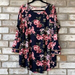 Reborn J Floral Bohemian Top